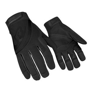 Ringers Synthetic Leather / Spandex Rope Rescue Gloves Large Black