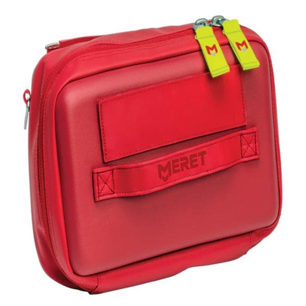 Meret AIRWAY PRO X Airway Module 6.25x10.25x3.75" Red EZ-Pull Lg Zpr Tp Hndl