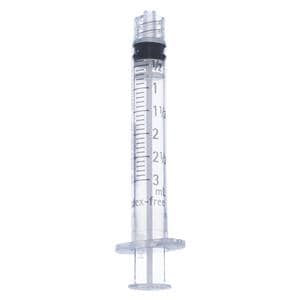 Luer Lock Syringe 3mL Low Dead Space 100/Bx, 24 BX/CA