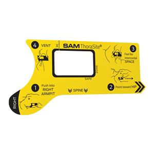 ThoraSite EMS Guide For Needle Decompression Template 5/Pk