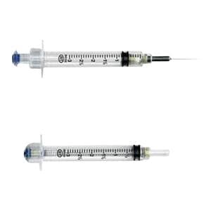 Syringe/Needle 5cc Lubricated 20gx1-1/2" VanishPoint Safety 6/Bx 6x100/ca