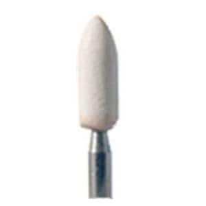 White Arkansas Mounted Abrasive Extra Fine Pointed Cylinder White 5/Pk