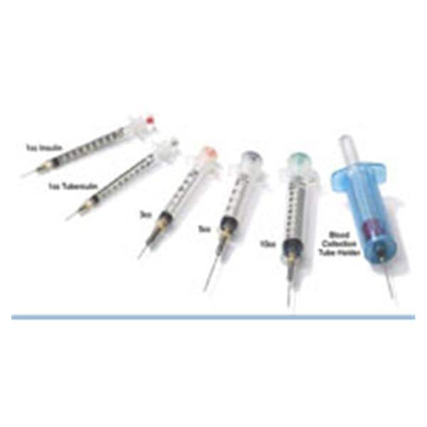 VanishPoint Hypodermic Syringe/Needle 23gx1" 3cc Rtrctbl Fx Ndl Sfty LDS 100/Bx
