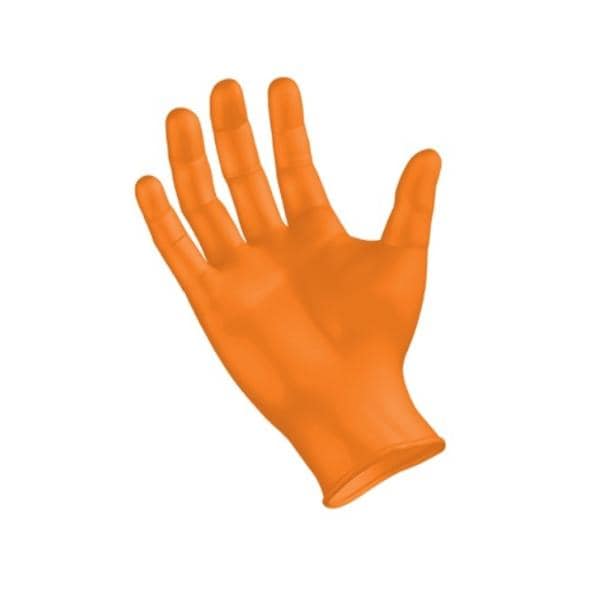 SemperForce Nitrile Exam Gloves X-Large Orange Non-Sterile