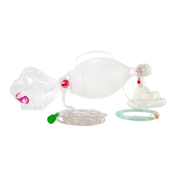 SPUR II Bag Valve Mask Adult Disposable Ea