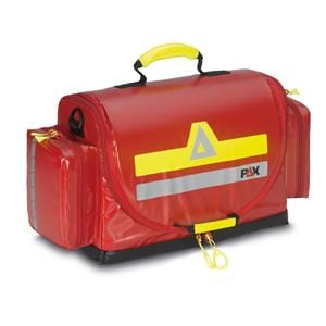 Trauma Bag Red Zipper Closure Comfort Grip Carry Handle