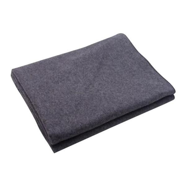 Emergency Blanket Dark Gray Wool 54x90