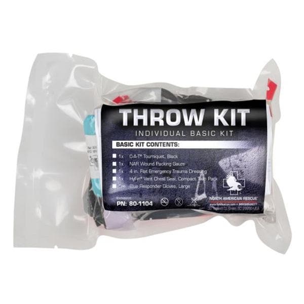 North America Rescue Individual Bleeding Control Throw Kit