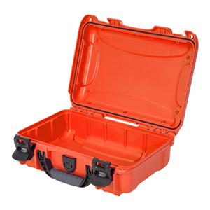 Model 909 Waterproof Case 12.6x9x4.4" Orange Latch Closure Sft Grp/Hndl