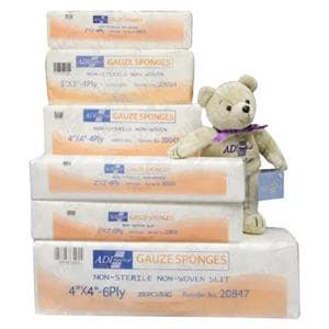 Rayon/Polyester Gauze Sponge 3x3" 4 Ply Non-Sterile Non-Woven