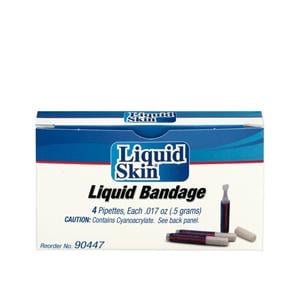 Liquid Skin Wound Closure Applicator 0.017oz 4/Bx