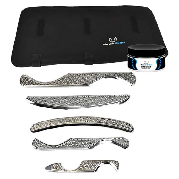 HawkGrips Silver Set Stainless Steel Ea