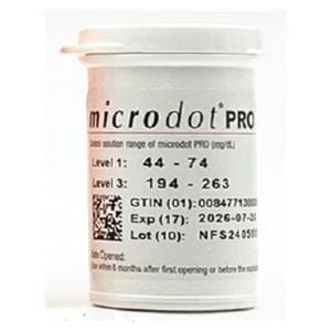 Microdot PRO Blood Glucose Test Strips 25/Bx