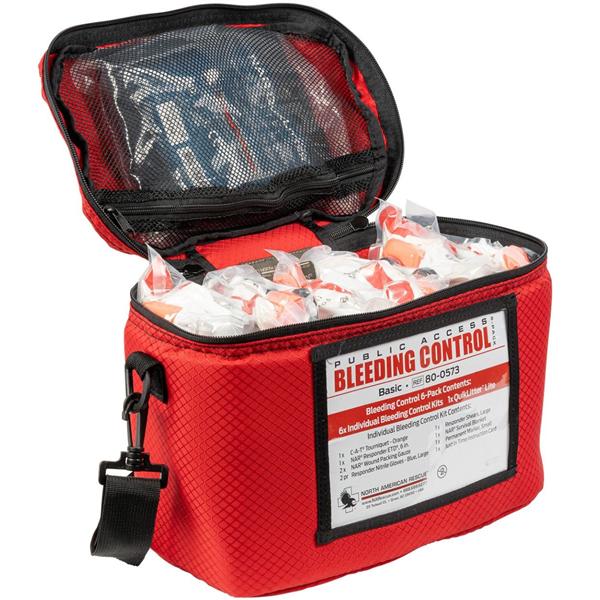 North America Rescue Bleeding Control Kit Red/Black