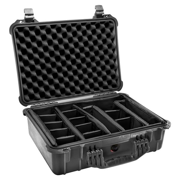 Pelican Case New Yellow Polypropylene With Padded Dividers Ea