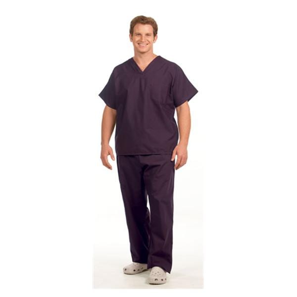 Scrub Pant 1 Pocket X-Small Eggplant Unisex Ea