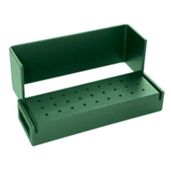 Bur Block Aluminum 27 Hole Green Swivel Top Ea