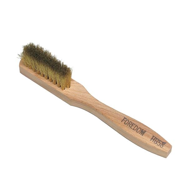 Denture Brushes Brass Trim Ea