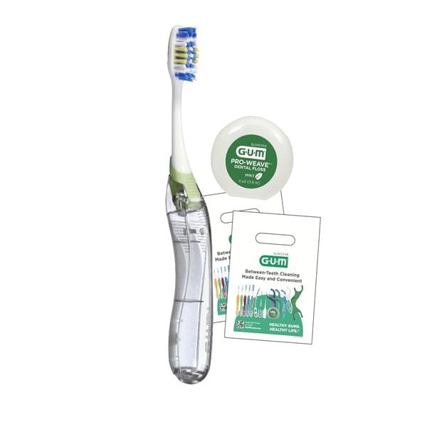 GUM Travel Toothbrush Bundle 144/Bx