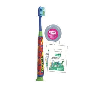 GUM Crayola Deep Clean Toothbrush 3+ Years Bundle 144/Bx