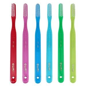 GUM Classic Manual Toothbrush Adult Soft Slender 12/Pk