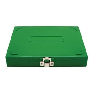 Premium Microscope Slide Storage Box Green 100 Position Ea