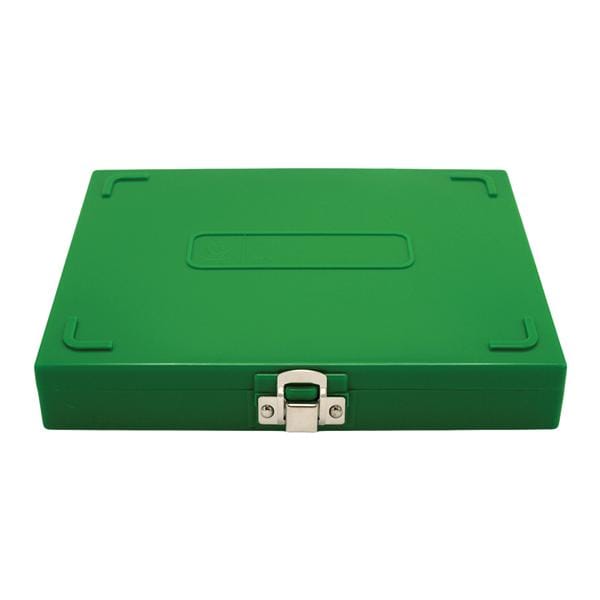 Premium Microscope Slide Storage Box Green 100 Position Ea