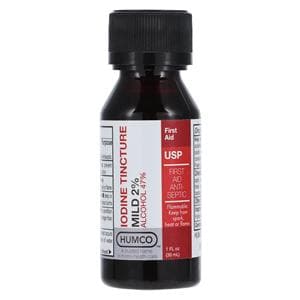 Iodine Tincture Antiseptic 1oz/Bt, 72 EA/CA