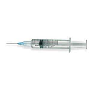 Baksnap Syringe/Needle 3cc Luer Lock 25gx5/8" Safety 100/Bx