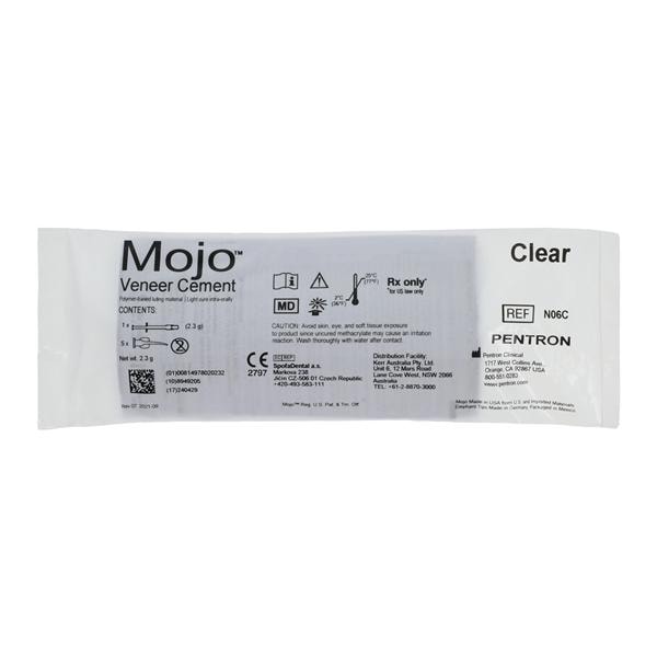 Mojo Veneer Cement Clear 2.3 Gm Refill Ea