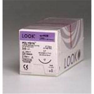 Polysyn Suture 6-0 18" Polyglycolic Acid Braid VSL7/VSL7 Violet 12/Bx