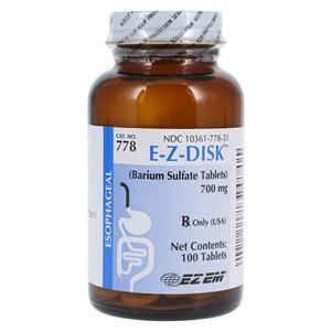 E-Z-Disk Tablets 700mg Bottle 100/Bt 100/Bt