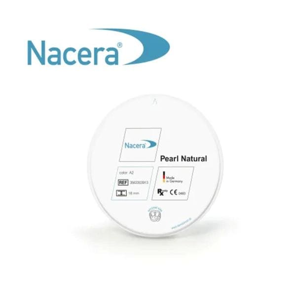 Nacera Pearl Natural Zirconia Disc B1 98.5x20 Ea