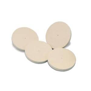 Felt Wheels Pin Hole Center Hard 5" x 1/2" Ea