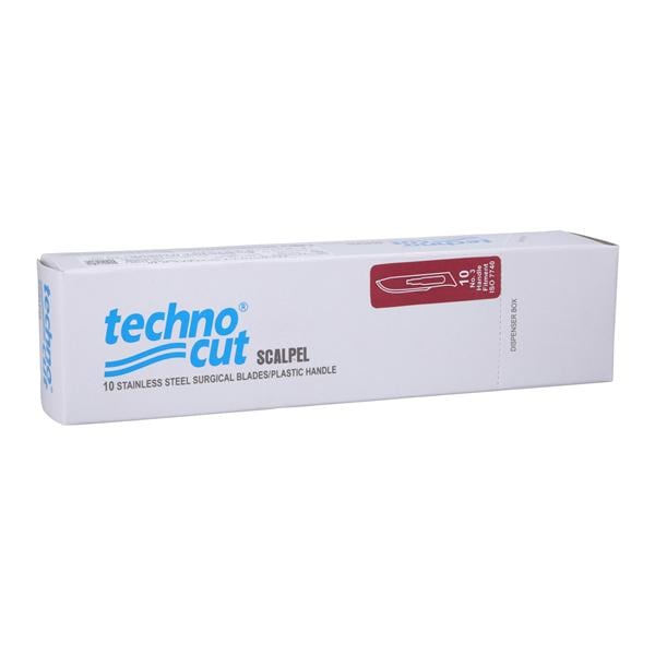 Technocut Disposable Scalpel #10 Plastic/Stainless Steel Sterile