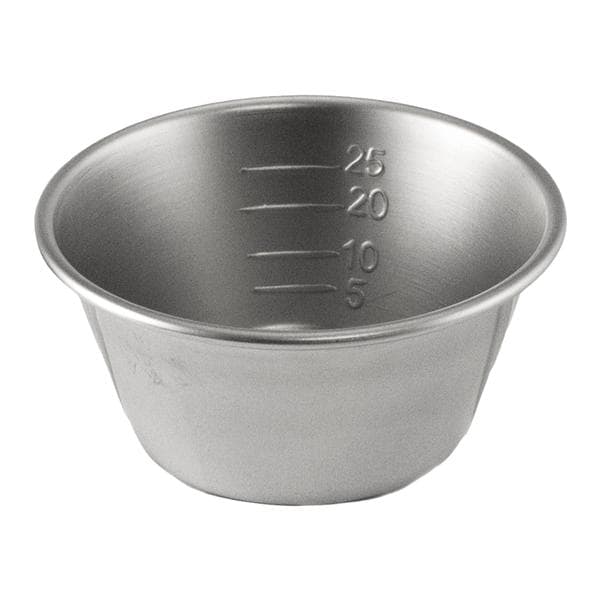 Measuring/Mixing Bowl Round Stainless Steel Silver 25cc