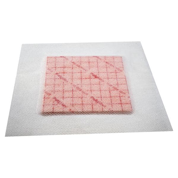 PolyMem Polymeric Dressing 6x6" Adherent Pink Absorbent