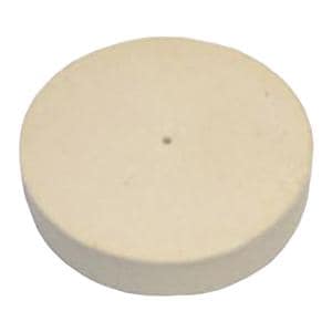 Felt Wheels Pin Hole Center Medium 3" x 1/2" Ea