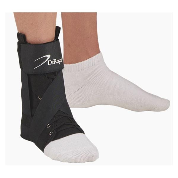 Sports Stabilizing Brace Ankle Size Men 6.5-8 / Women 7.5-9 Small Nylon Right