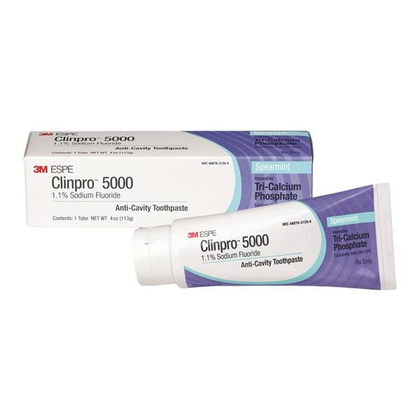 3M™ Clinpro™ 5000 Toothpaste 4 oz Spearmint 1.1% Sodium Fluoride 4oz/Tb