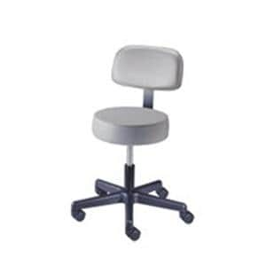 Stool Exam Value Plus Casters Adjustable Backrest 5 Leg Ea