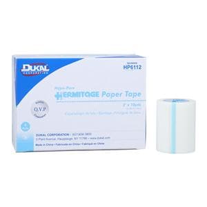 Hermitage Surgical Tape Paper 2"x10yd White Non-Sterile 6/Bx