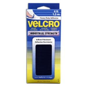 VELCRO Brand Industrial Strength Tape 2" x 4' Black 1/PK