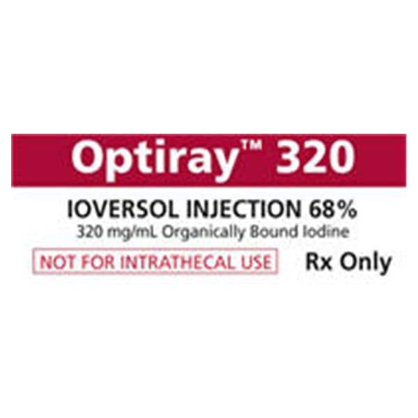 Optiray 320 Injection 68% Power Injector Syringe 100mL 20/Bx