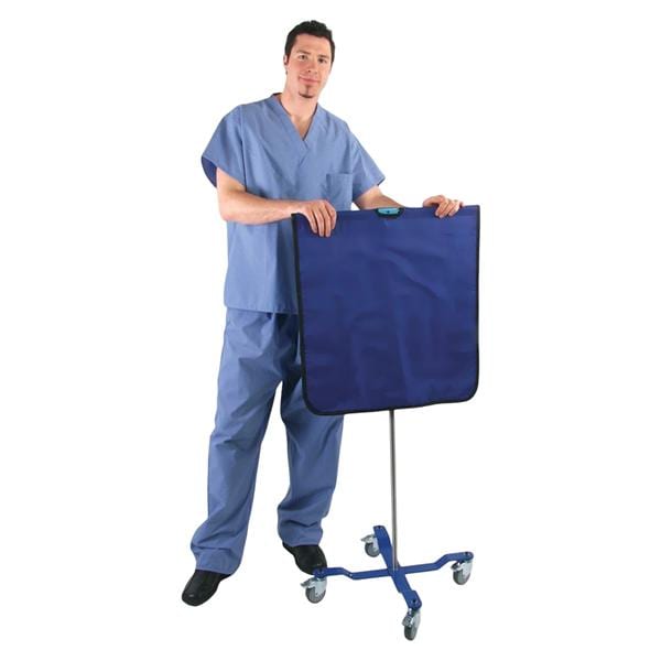 Radiology Shield 36-56x23.5x24" Royal Blue