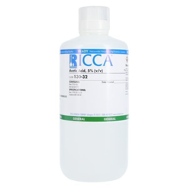 Chemical Acetic Acid 5% 32oz Ea