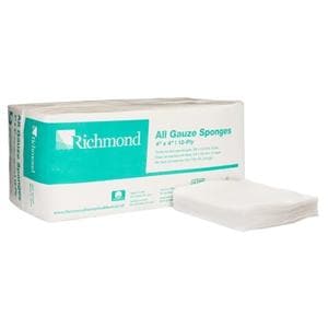 All-Gauze Cotton Gauze Sponge 4x4" 8 Ply Non-Sterile LF