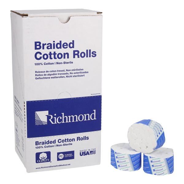 Braided Cotton Roll 1.5 in Non Sterile 1000/Bx