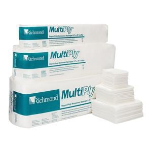 Multiply Rayon/Polyester Blend Non-Woven Sponge 2x2" 8 Ply Non-Sterile