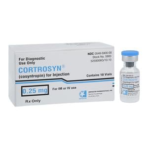 Cortrosyn Injection 0.25mg SDV 1mL 10/Bx